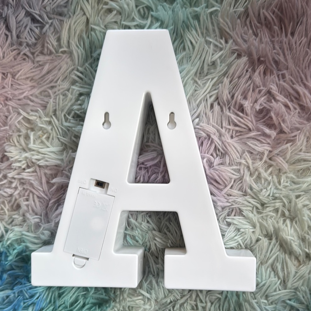 White LED Letter A Light - Picture 2 of 2
